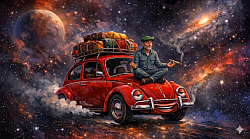 Arty beim Entspannen